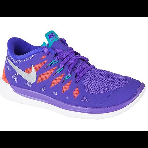 Nike Other - Nike Free 5.0 Girls' Running Shoes Purple sz. 6.5Y